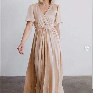 Baltic Born Sicily Satin Dress in XXXL